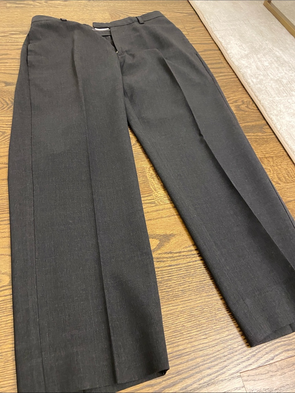 Halogen Black Straight-Leg Men’s Dress Pants